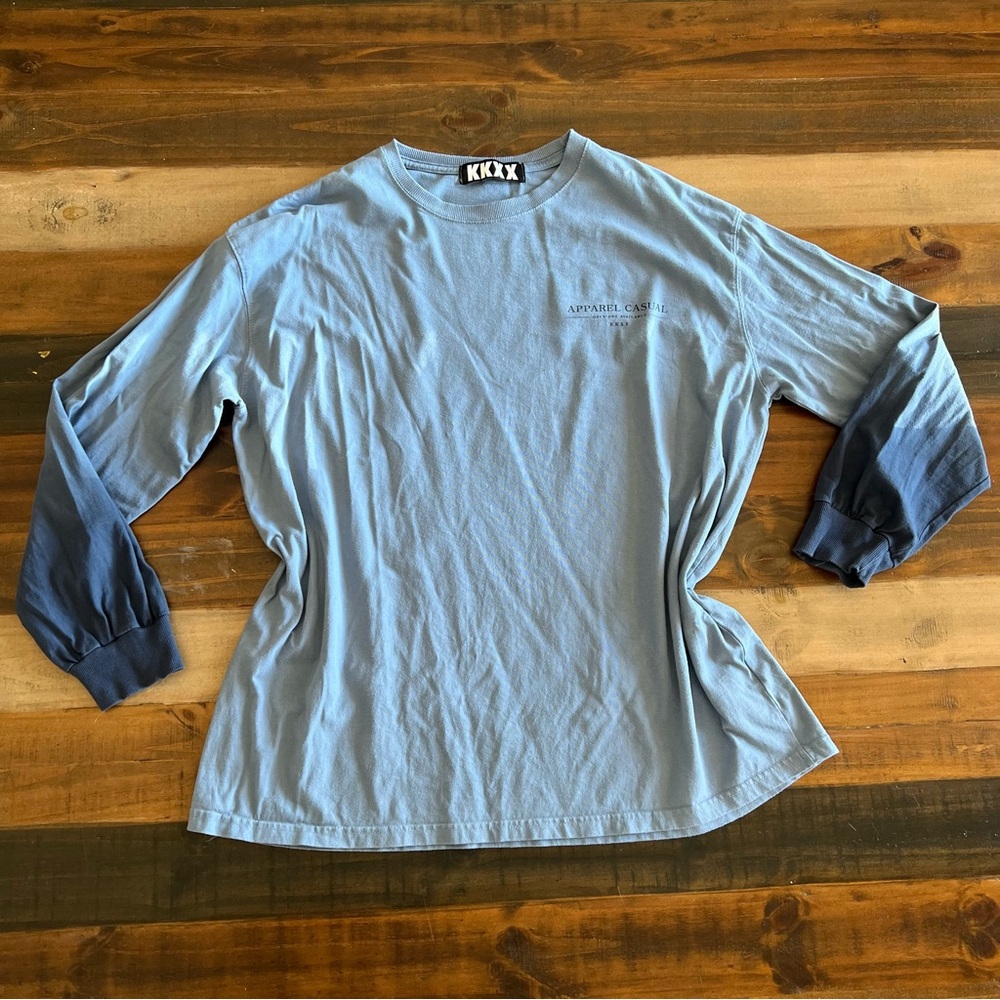 Stylenanda blue oversized long sleeve t free size